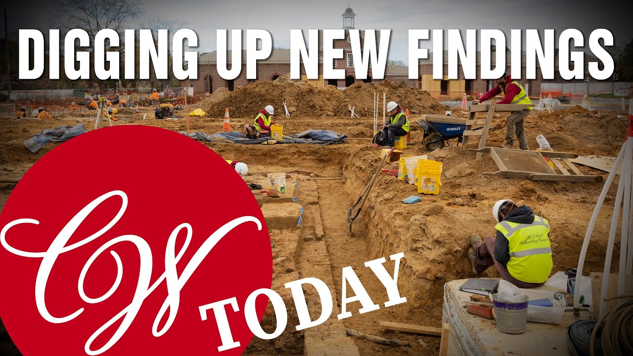 Digging Up New Findings at Colonial Williamsburg | CW Today - YouTube
